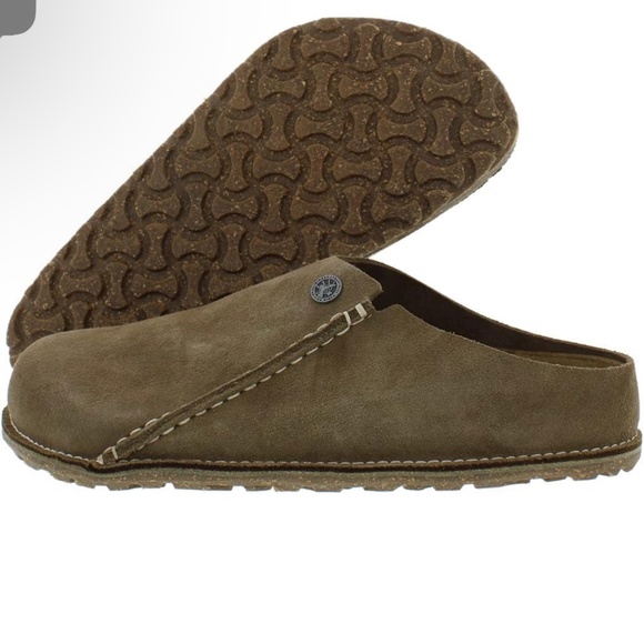 Birkenstock women/men Zermatt 365 Suede Clog color Gray Taupe - Picture 4 of 4